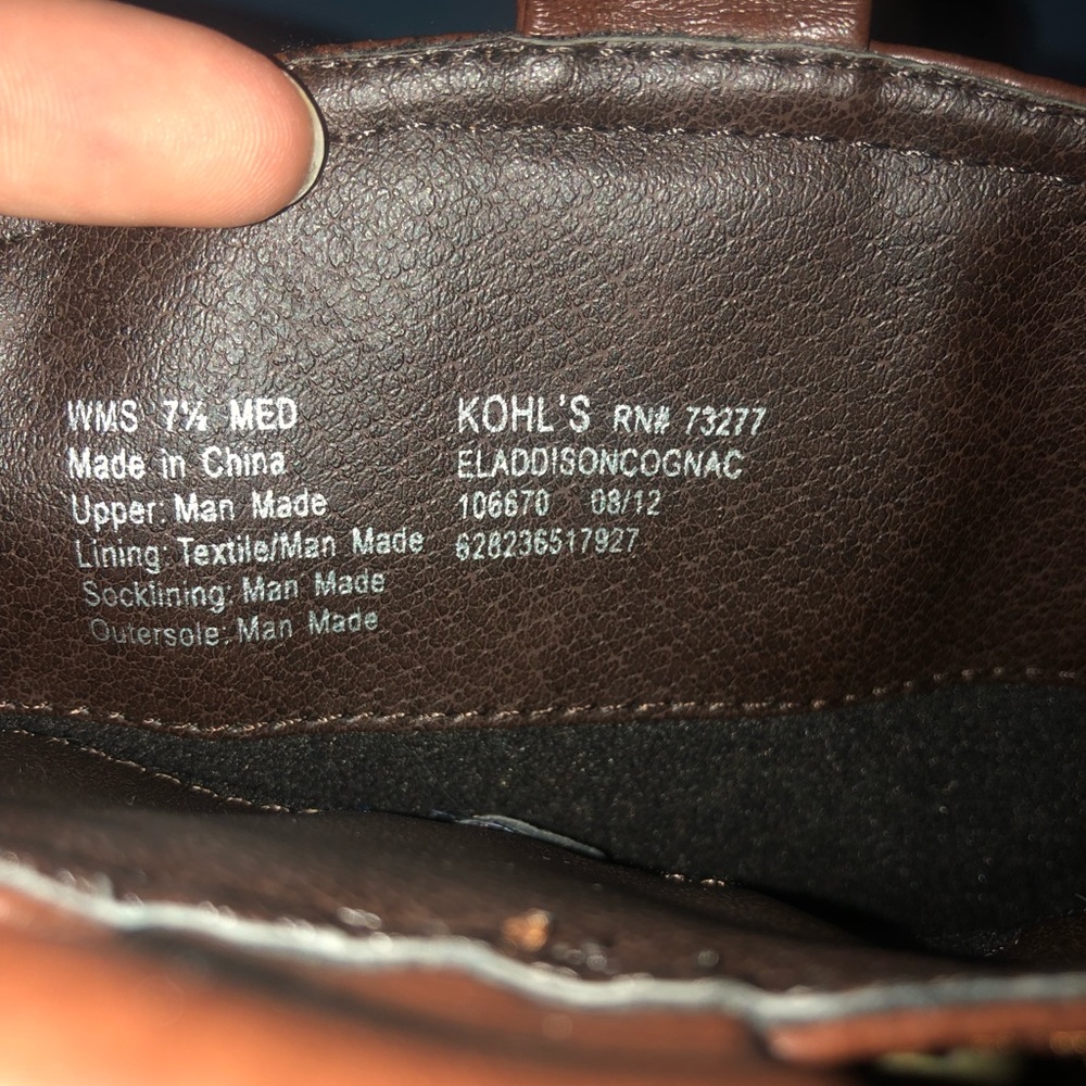 Leather riding boots (tan) - Picture 4 of 4